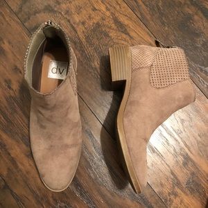 Brown Suede Booties